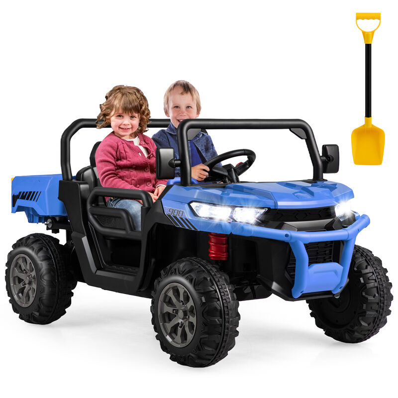Kids 24V Electric Ride On Car with Dump Bed and Remote Control image number 3