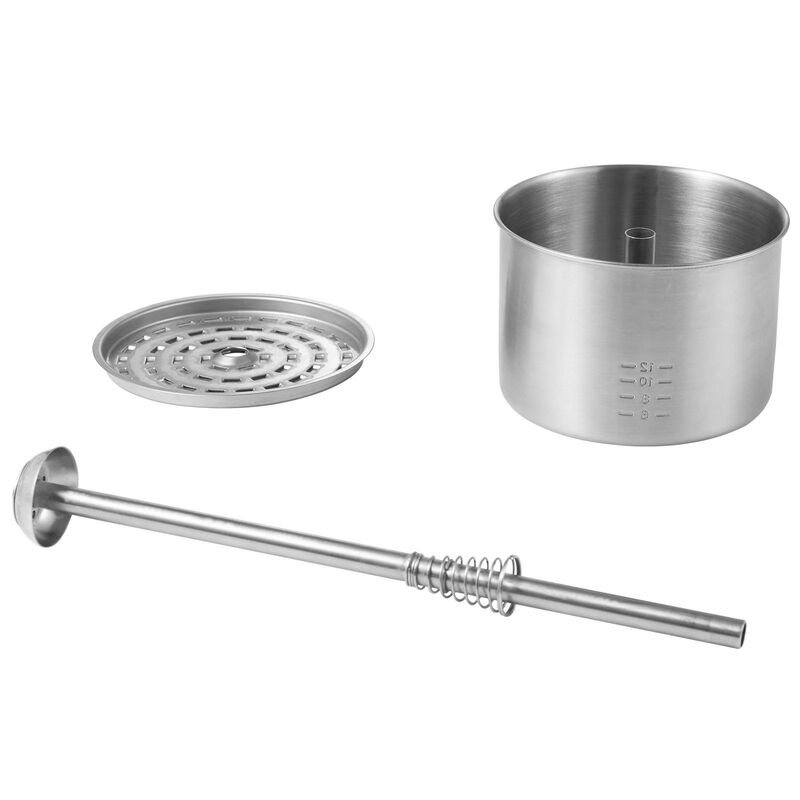 12-Cup Coffee Percolator with Heat-Resistant Handle, Stainless Steel Electric Coffee Pot-Silver image number 6