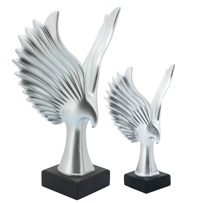 Resin 20"h Eagle Table Accent image number 4