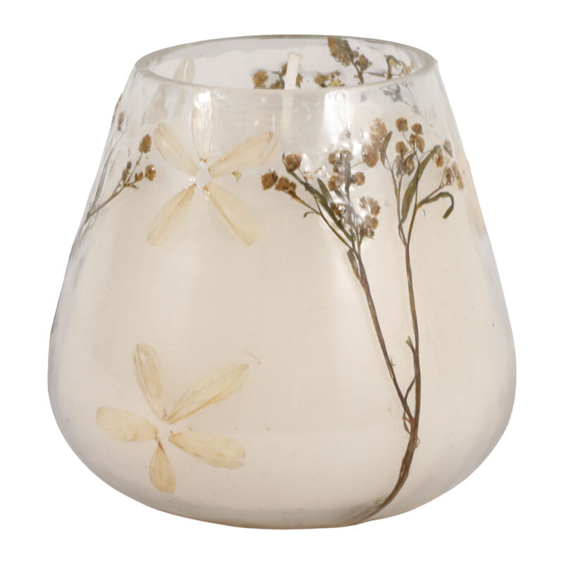 4" 10 Oz Peach Cherry Blossom Wildflower Candle, M image number 2