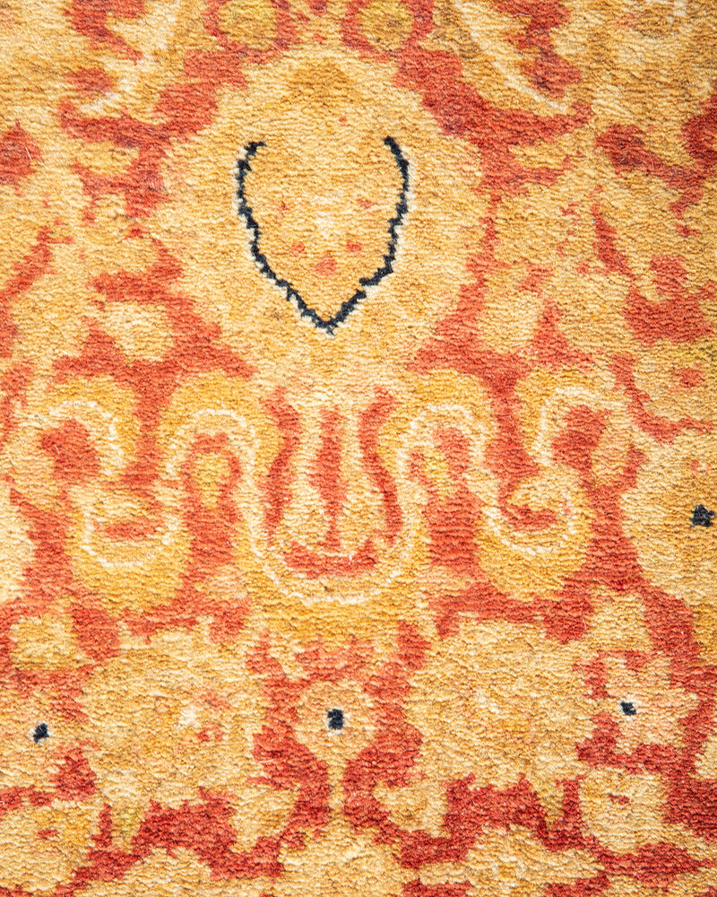 Mogul, One-of-a-Kind Hand-Knotted Area Rug  - Orange, 8' 3" x 10' 3"