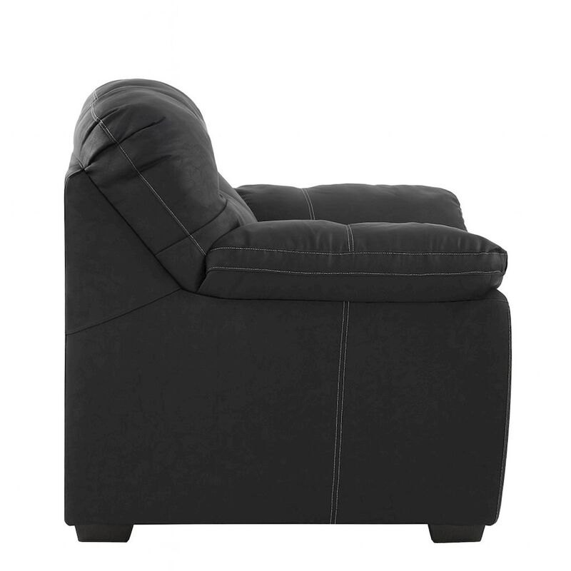 American Furniture Classics Vegan Leather Armchair with Matching Ottoman image number 6