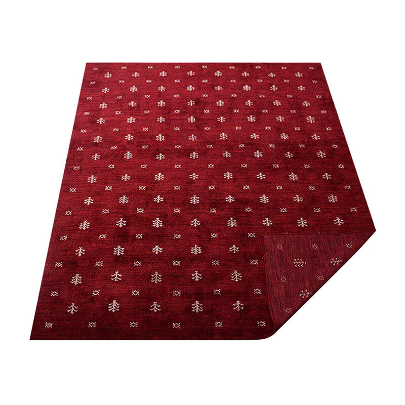 RUGSOTIC CARPETS HAND KNOTTED LOOM SILK ECO-FRIENDLY AREA RUGS  - Contemporary Design, High Pile Thick Handmade Anti Skid Area Rugs for Living Room, Bed Room (LS0501) image number 3