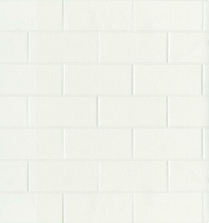 Bettina White Paintable Subway Tile Wallpaper (Set of 2)