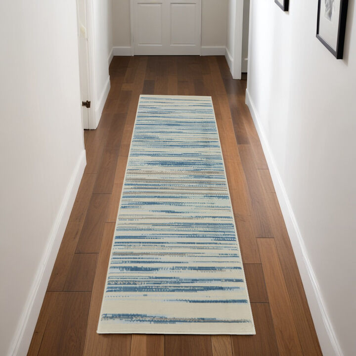 HomeRoots Striped Runner Rug