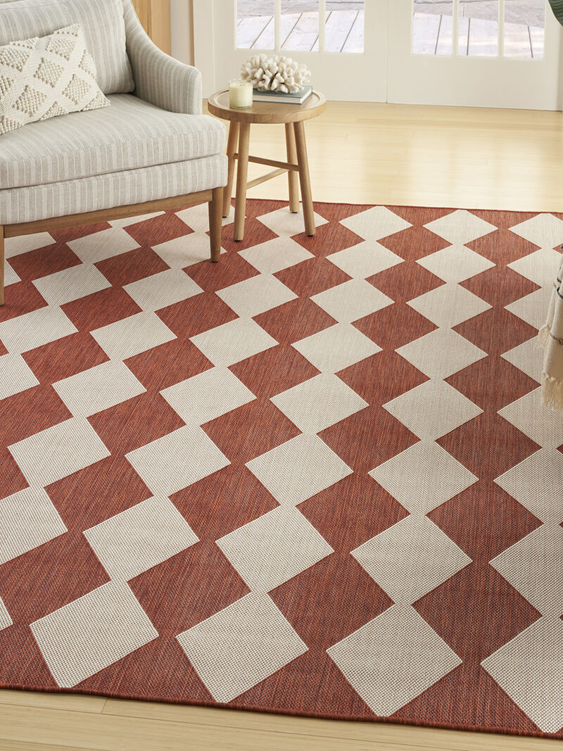 Positano POS04 Terracotta 6' x 9' Rug