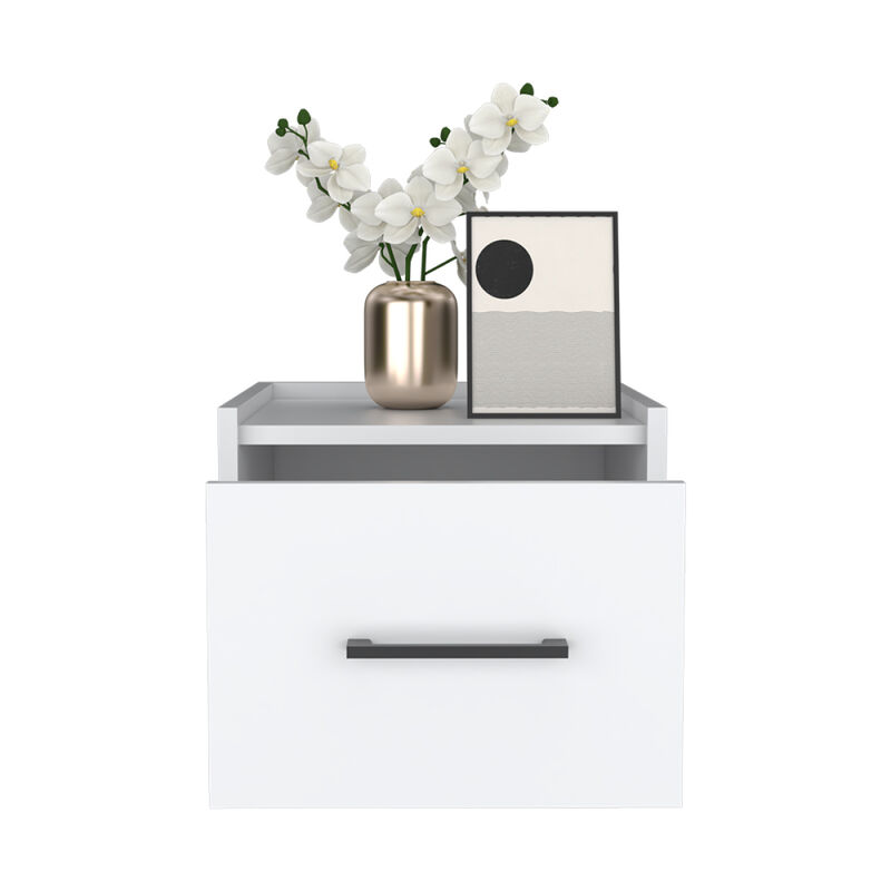 Streamdale Floating Nightstand Calion, Bedroom, White