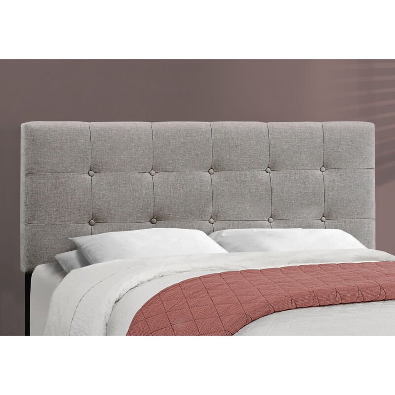 Upholstered Bed Frame with Padded Headboard for Comfortable Sleep Space