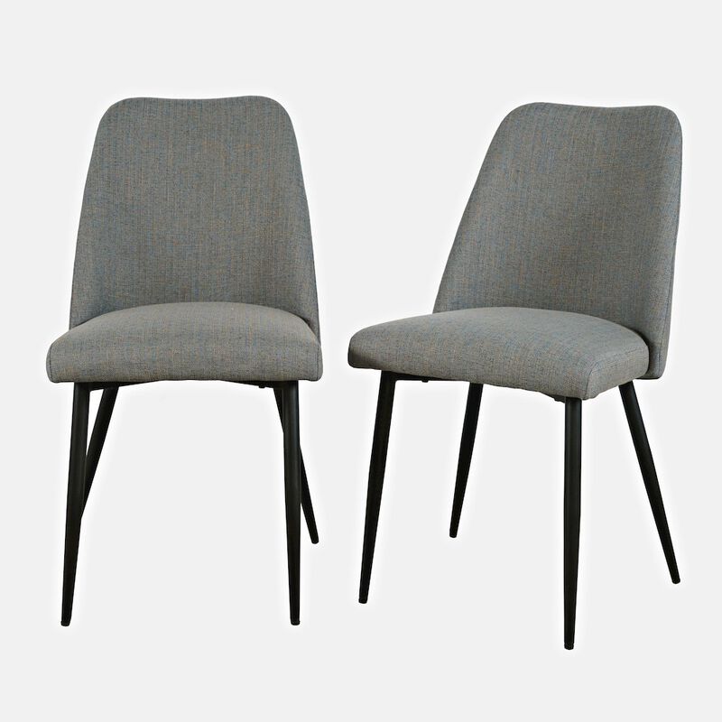 Jofran Macey Contemporary Modern Upholstered Dining Chair (Set of 2)
