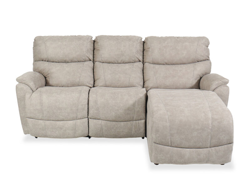 Trouper Stucco Loveseat with Chaise