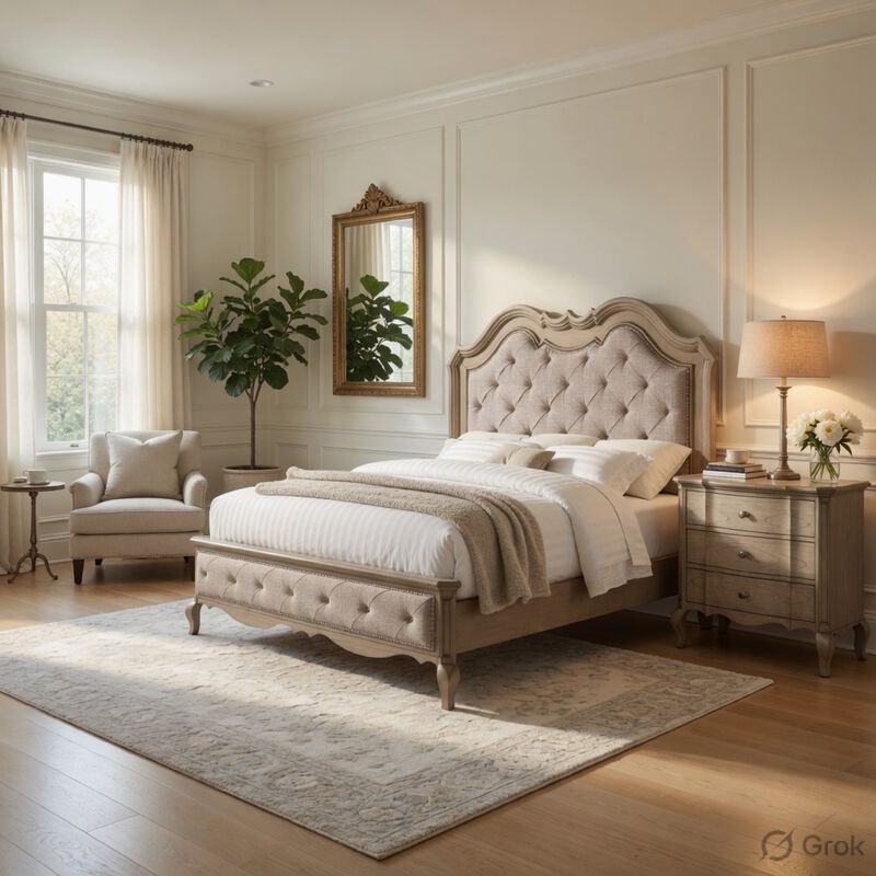 Queen Size Bedroom Set, Brown Finish, Storage Bed with Drawers, 2-Piece Set with Bed and Nightstand image number 8