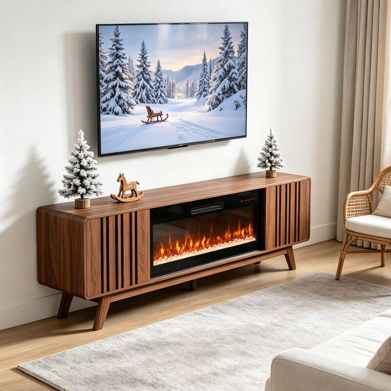 Wegnet 78 Inch TV Stand image number 2