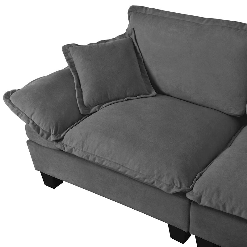 Spisla Chenille Sailboat Loveseat image number 8