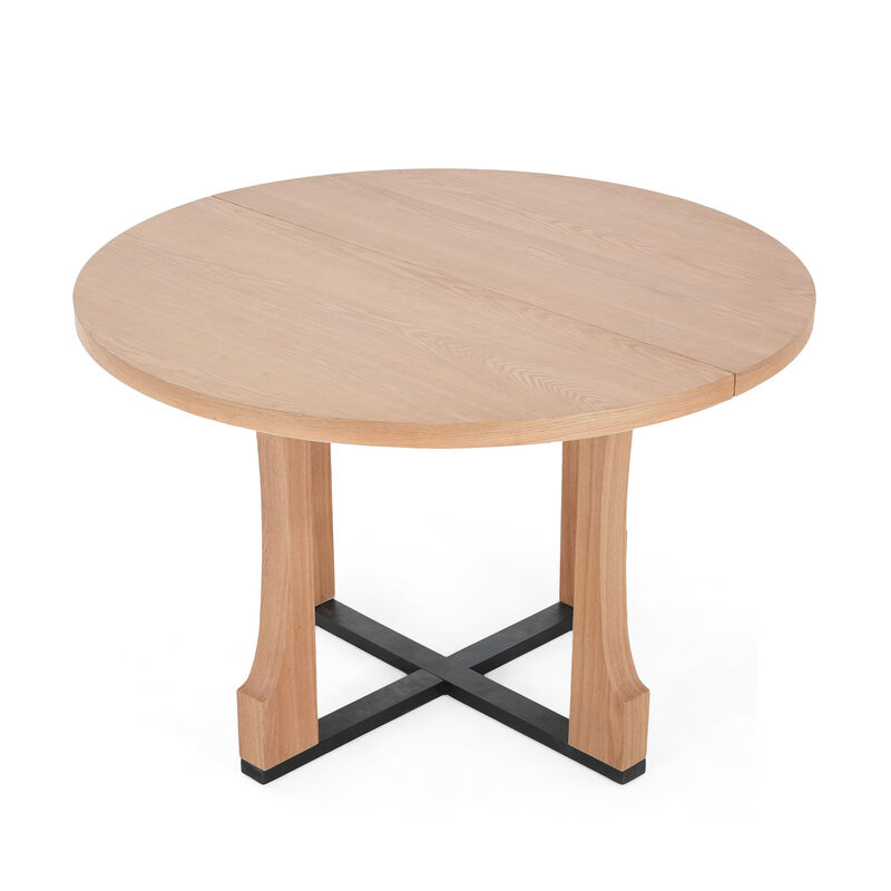Merax Round Farmhouse Dining Table