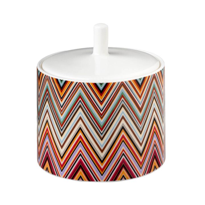 Sugar Pot ZIG ZAG JARRIS 148, diam. 3.39", H 3.54"