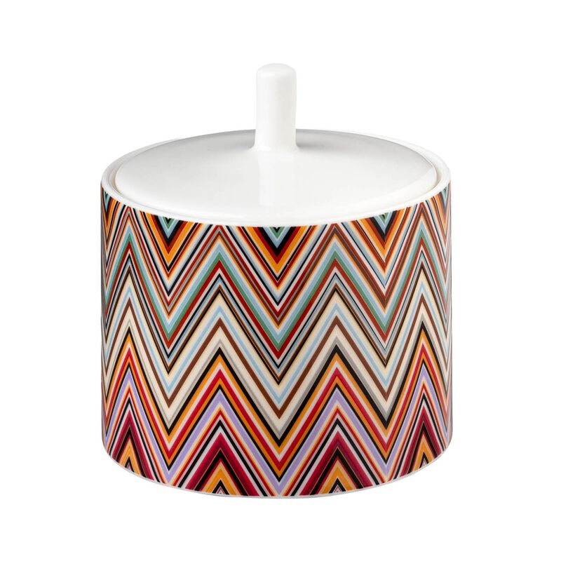 Sugar Pot ZIG ZAG JARRIS 148, diam. 3.39", H 3.54" image number 0