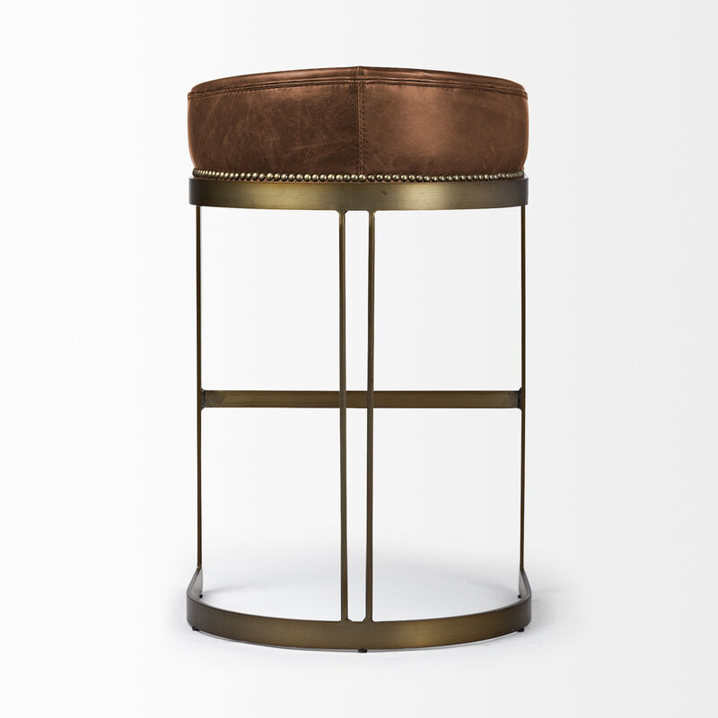 Hollyfield Leather Stool