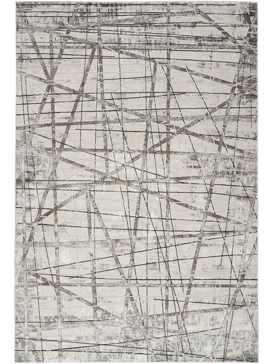 Desire DSR03 Gray/Silver 3'11" x 5'11" Rug