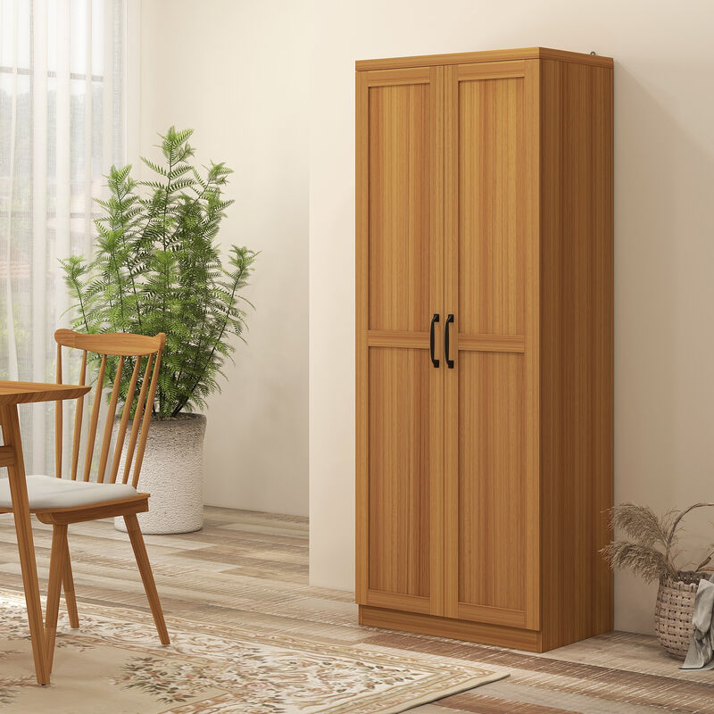 Hivvago Pantry Cabinet with 5-Tier and Adjustable Shelving image number 7