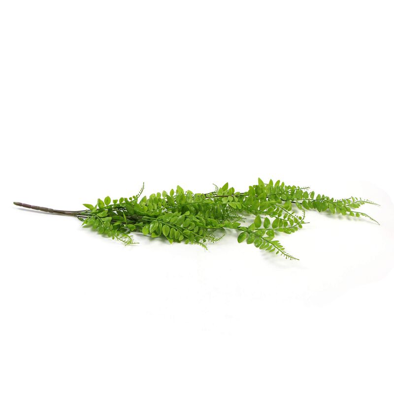 Artificial Light Green Hanging Button Fern Plant 31" UV Resistant image number 4