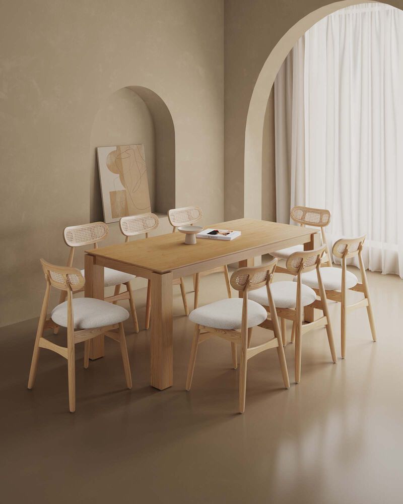 Rockaway Brown 9-Piece Dining Set