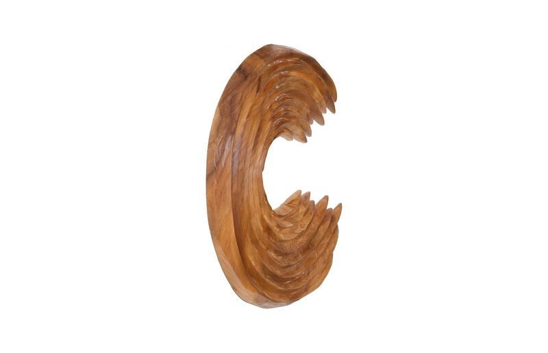 Swoop Natural Wood Small Wall Art image number 2