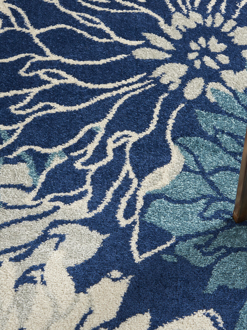 Passion PSN17 Navy/Ivory 5'3" x 7'3" Rug image number 8