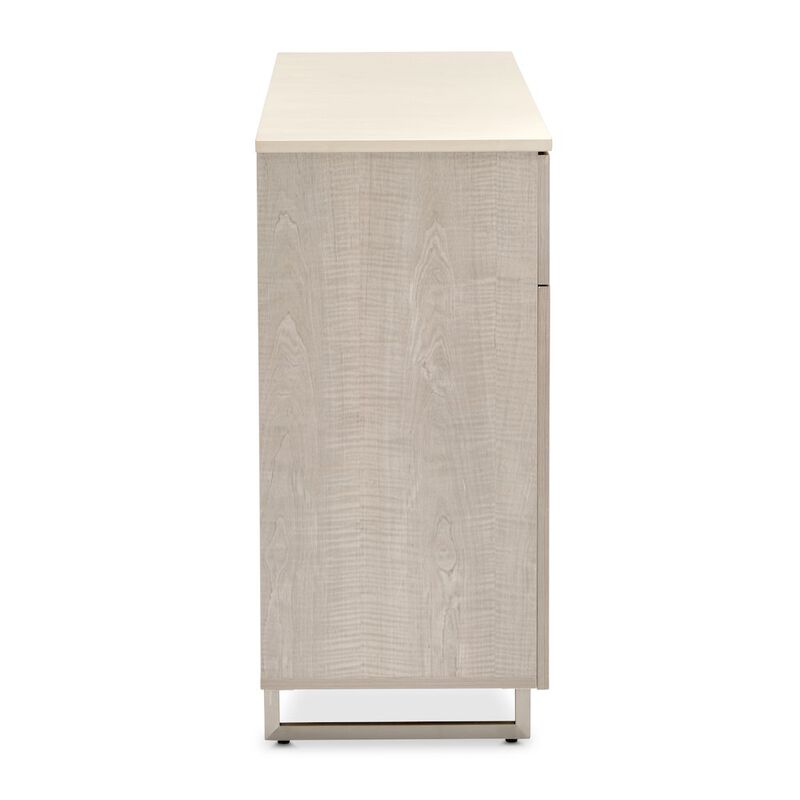 Michael Amini Marin Sideboard - Greige image number 3
