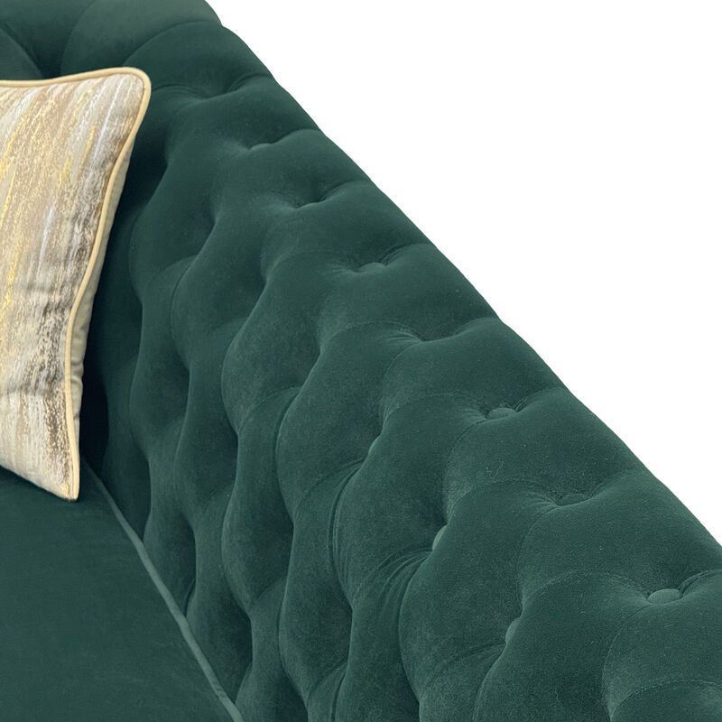 Kalsor Velvet Sofa image number 6