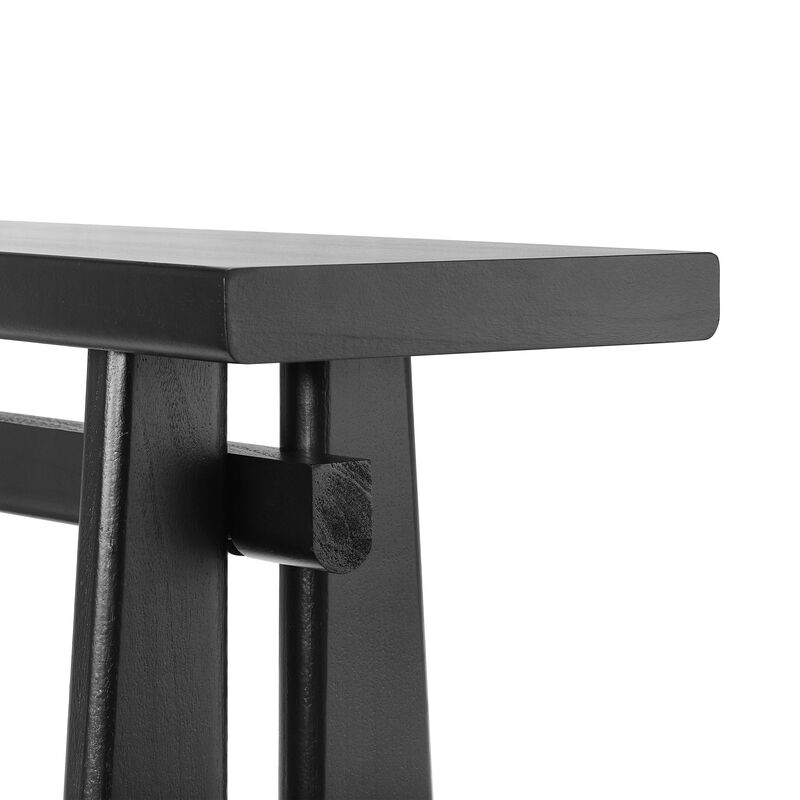 Whisen Mirod Elegant Console Table with Geometric Silhouette