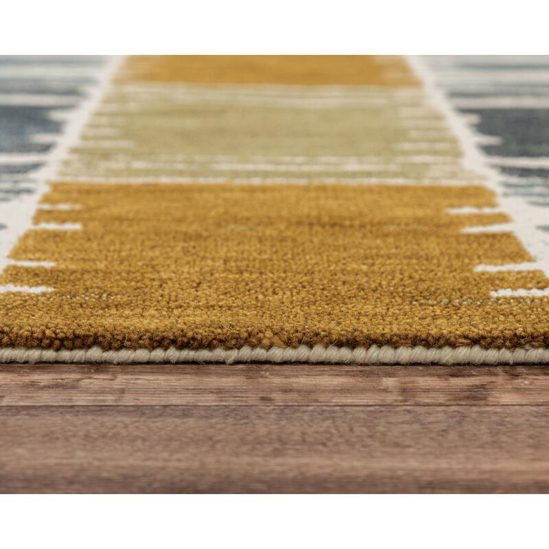 Rivera Gray 5' x 8' Hand-Tufted Rug