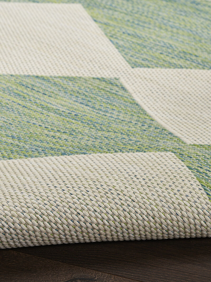 Positano POS04 Blue/Green 2'2" x 8' Rug image number 5