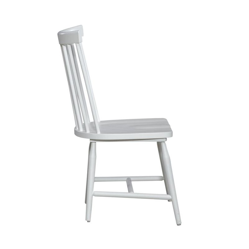 Liberty Furniture Spindle Back Side Chair (RTA) - Set of 2 Contemporary White image number 4