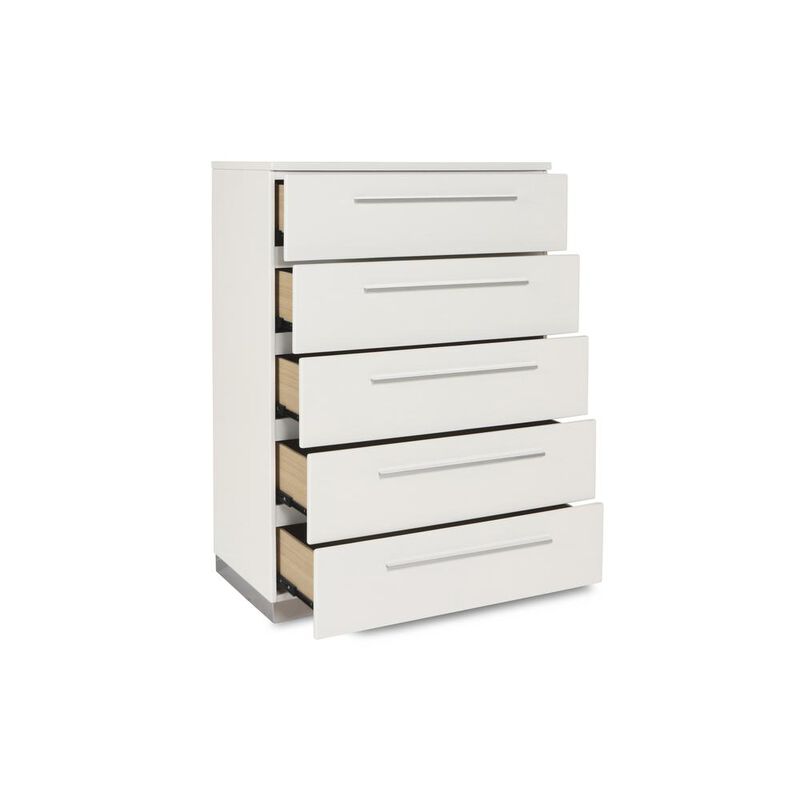 New Classic Furniture Furniture Sapphire Modern Solid Wood Chest in White