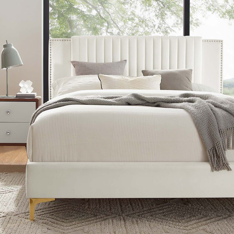 Modway - Zahra Channel Tufted Performance Velvet Full Platform Bed image number 7