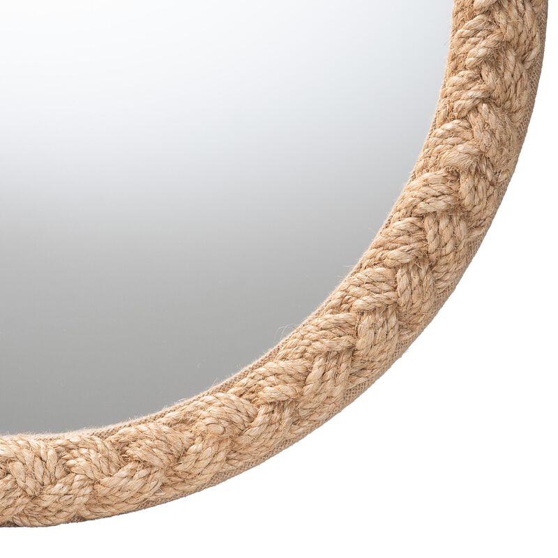 bali & pari Shara Coastal Braided Rope Accent Mirror image number 2
