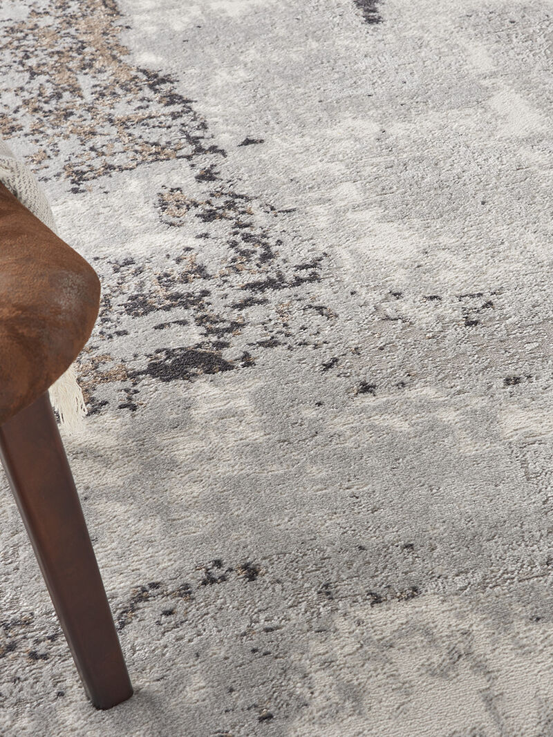 Elation ETN06 Gray/Ivory 7'10" x 9'10" Rug