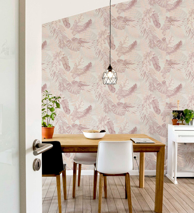Nell Blush Tropical Wallpaper image number 5