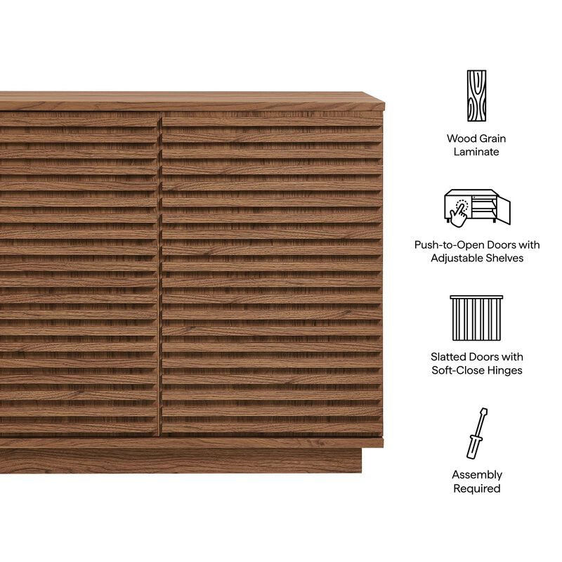 Render 35" Fluted Accent Cabinet image number 3