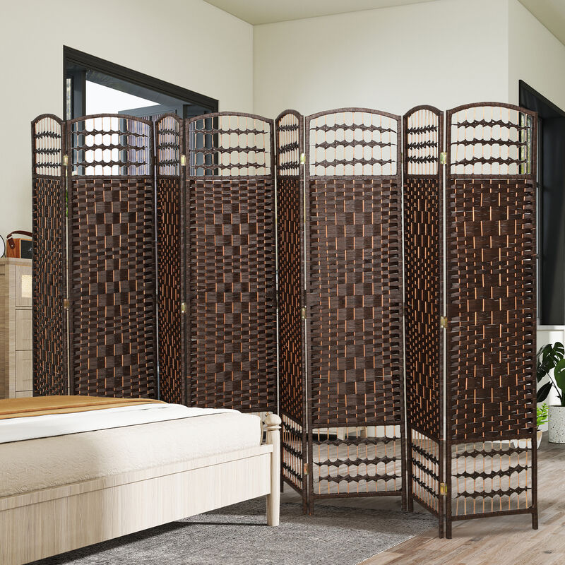 Hivvago Compact 8-Panel Folding Privacy Screen for Home and Office image number 7