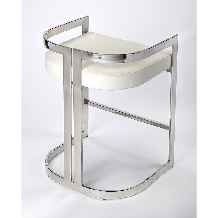 Butler Specialty Clarence Faux Leather 25" Counter Stool