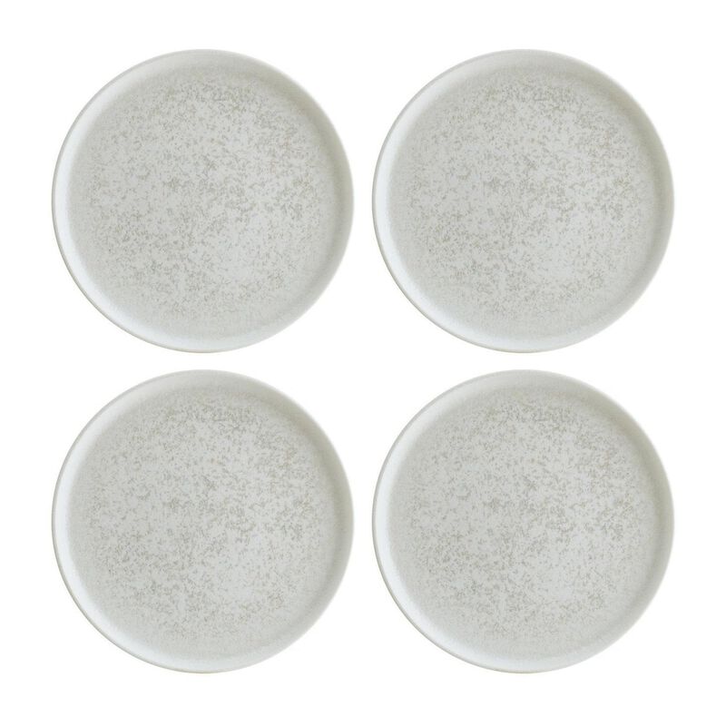 Luna Bonna dia.8.75" Round White Vitrified Plate (Set of 4) image number 0