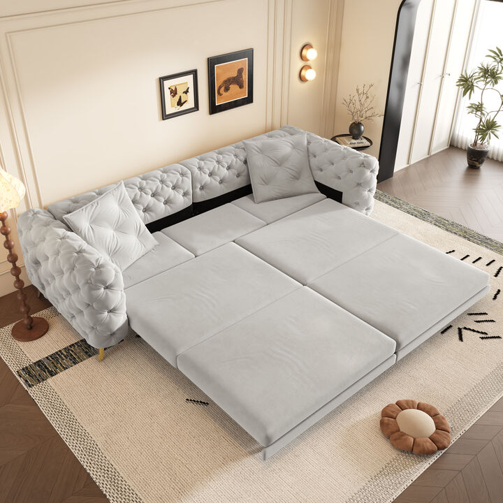 Zikbax 97.7" Convertible Sleeper Sofa
