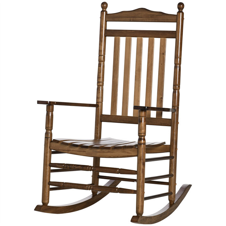 Garden Rocking Chair with Comfortable Seat for Outdoor Relaxation