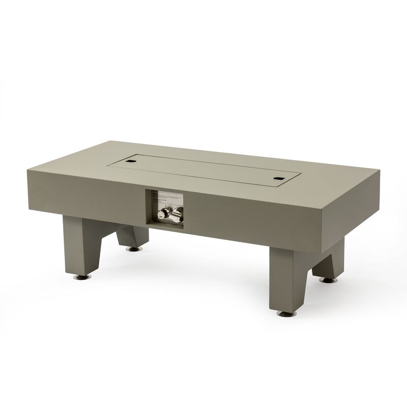 Mondawe 42 Inch 50,000 BTU Propane Fire Pit Table With Button Ignition & Knob Temperature Control