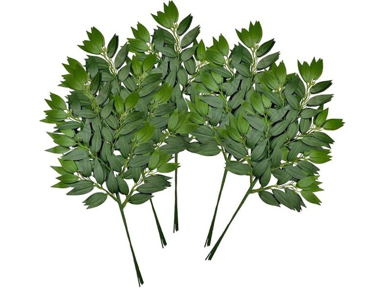 18 Piece Artificial Greenery Stems Wedding Centerpiece Decor image number 0