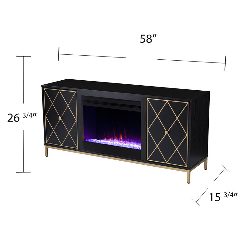 Nelson Color Changing Fireplace Console