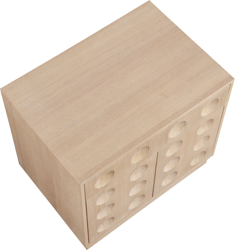 Meridian Furniture Compass Natural Night Stand image number 6