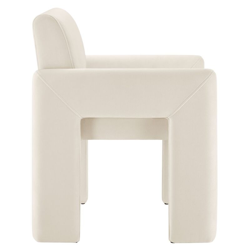 Daven Stain-Resistant Performance Velvet Dining Armchair image number 4