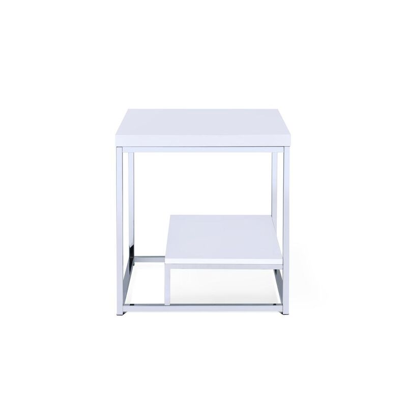 Lucia End Table, White